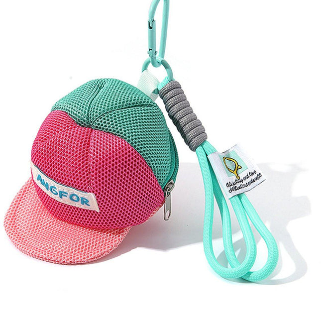 Storage Bag - Dopamine-Colored Mesh Bag - Travel Bag - Wallet - Headphone Bag - Keychain.
