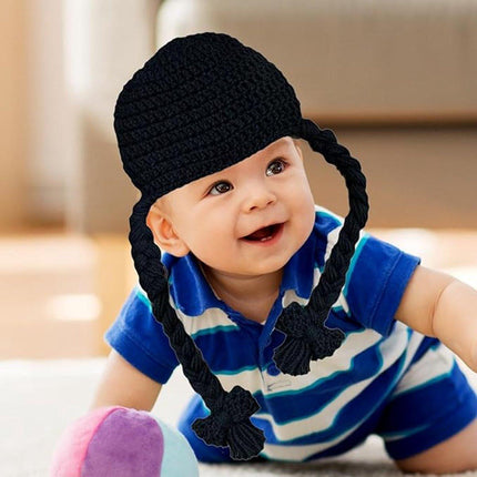 Knitted Hats - Knitted Baby Hats - Cute Long Knitted Hats - Cute Photo Accessories - Winter Baby Headbands - Cute Hats Suitable for Newborns and Babies from 0-6 Months.