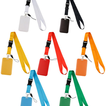 Hard Card Holder - Solid Color - ID - Work ID - Card Holder - Pack of 7.