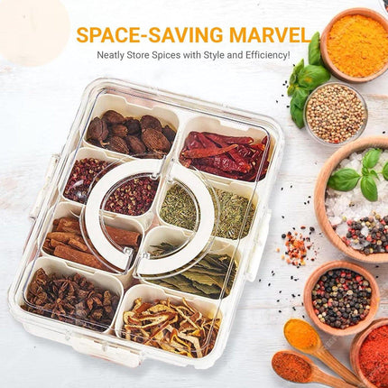 Snack Boxes - Divided trays with lids and handles - Transparent snack boxes for fruit, snacks, sweets and nuts - Ideal for parties and picnics (pack of 2).
