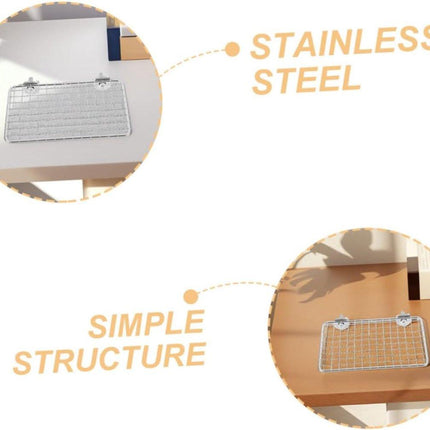 Bird Cage Accessories - Parrot Perch Made of Stainless Steel - Comfortable Resting Platform for Birds - Multifunctional Bird Cage Accessory - Modern Design - Suitable for Various Parrots, Provides Your Pet with a Comfortable Resting Place.
