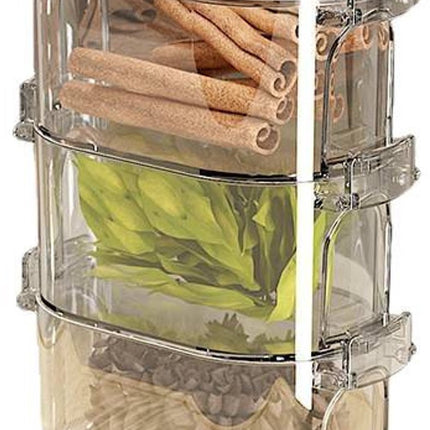 Storage Jars - 3-Tier - Sealed Storage Bottles - Spice Bottles - Storage Boxes - Kitchen Storage Bottles.