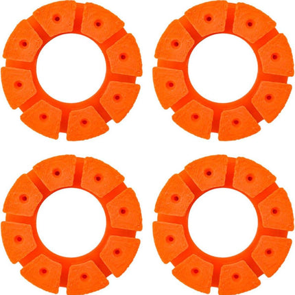 Cable Holder Set | Cable Organizer | Travel Cable Organizer – 4-pack – Cable Organizer for USB Charging Cable, HDMI Cable, Power Cord, Audio Cable & Mouse Cable – Orange.
