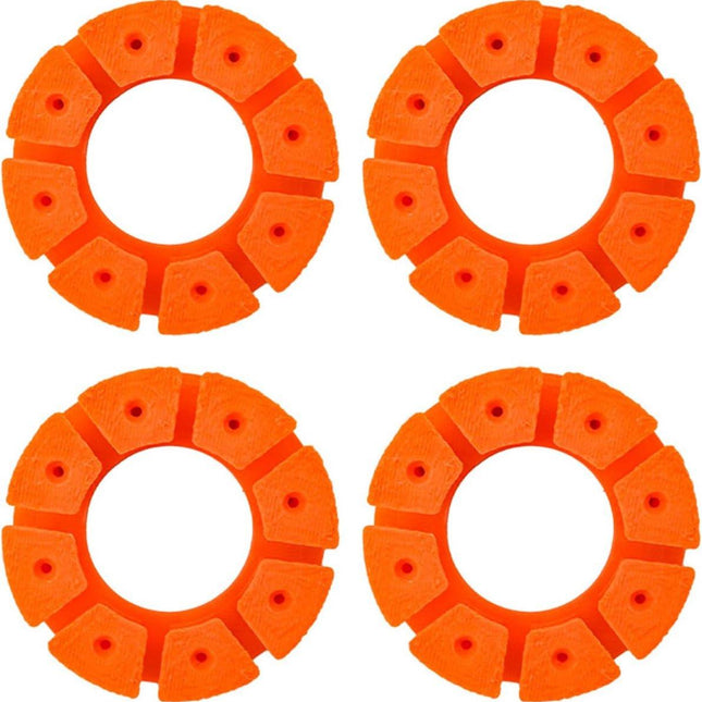 Cable Holder Set | Cable Organizer | Travel Cable Organizer – 4-pack – Cable Organizer for USB Charging Cable, HDMI Cable, Power Cord, Audio Cable & Mouse Cable – Orange.