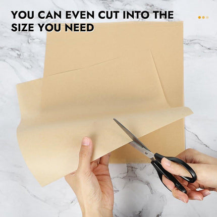 Baking Paper - 12-inch Airfryer Baking Paper - 200 Sheets - Disposable Airfryer Liner - Oven Accessory with Hinged Lid.
