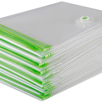 Vacuum Bags for Clothes - Set of 4 - with Manual Inflation Function - 120x100cm.