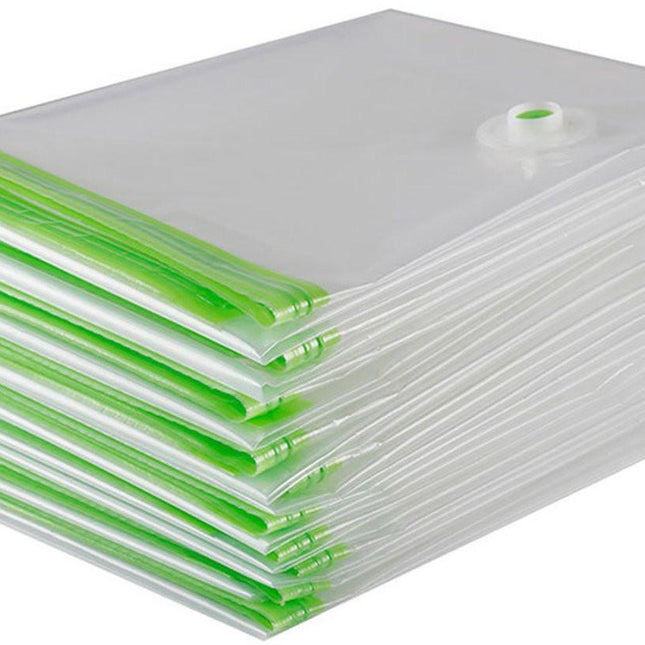 Vacuum Bags for Clothes - Set of 4 - with Manual Inflation Function - 120x100cm.