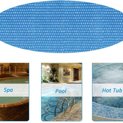 Insulation foil for outdoor pools - 2.4 m diameter - Blue - 1 piece.