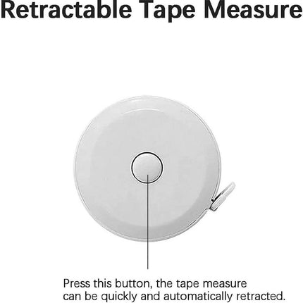 Measuring Tape - 3-Pack - Extendable Measuring Tape - Double-Sided Flexible Measuring Tape - Suitable for Measuring Body Sizes - 60 Inches (1.5 Meters) - Can Be Used for Sewing Fabrics, Making Clothes, Etc. (Macaron Blue, Pink, Green).