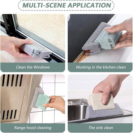 Window Cleaning Brushes - For every nook and cranny - 3-pack - Groove cleaning.