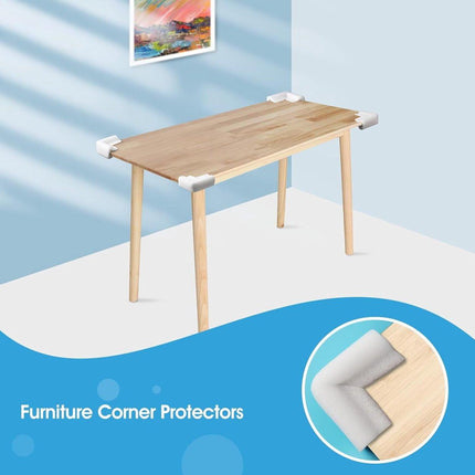 36-Piece Thick Foam Corner Protectors for TVs, Pictures, and Mirrors - Picture Frame Shipping & Packaging - Book Corner Shipping Supplies.