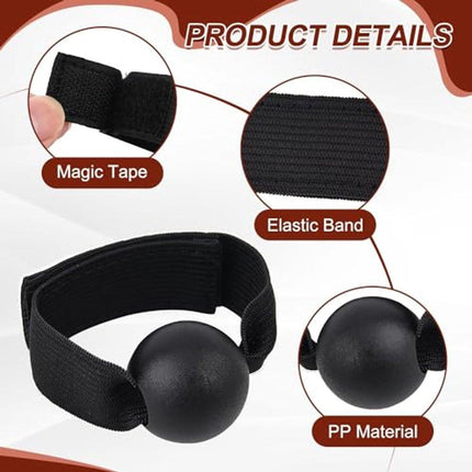 2-Piece Volleyball Hand Shape Trainer - Soft Nylon & Wooden Beads - Adjustable Size for Correct Ball Placement - For Training and Competition.