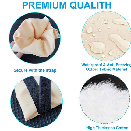Protective covers for outdoor taps - 10-pack - Protective covers for taps - Oxford cloth - Winter outdoors - Waterproof and frost-resistant tap covers - Insulating covers for water pipes - Frost-resistant protective covers.