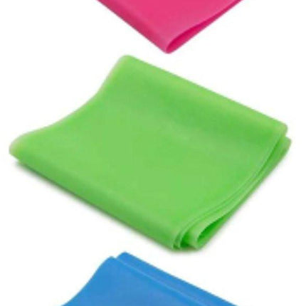3 Items - Resistance Band - Yoga Stretch Band - Shoulder Resistance Band - Fitness Band (Blue + Red + Green).