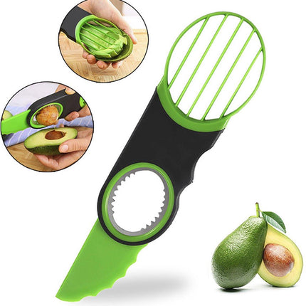 Kitchen Tools - Slicer - 3-in-1 Avocado Slicer - Dishwasher Safe - Suitable for avocados, kiwis and many other fruits.