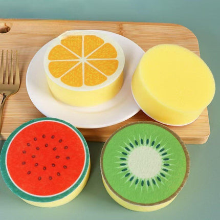 Dishwashing sponge - 4-piece set - Double-sided cleaning sponge - Dish cloth - Suitable for kitchen and bathroom.