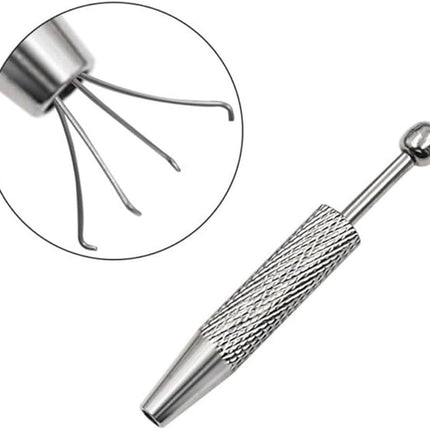 1 piece - Stainless steel anti-slip - Loose diamond gripper - Four-jaw clamp.