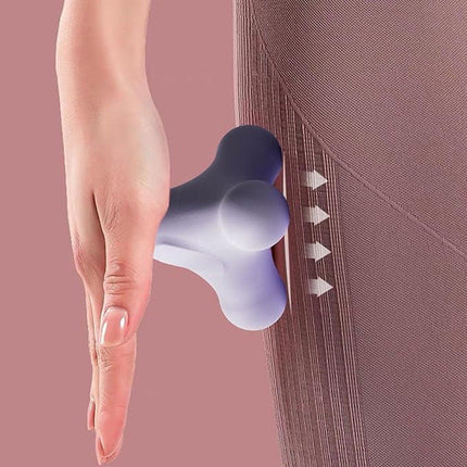 Massage Balls - 1 item - Shiatsu massage device - Massage balls with relief points - Trigger point exercise balls - Exercise ball - Massages shoulder, neck, waist and hand muscles (Purple).