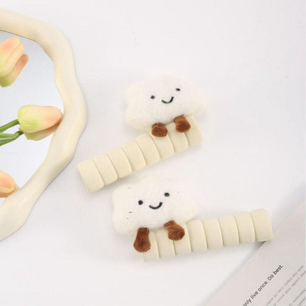 Protective Cover - Set of Two - Cute Cloud-Shaped Door Handle Gloves - Decorative Door Handle Protector Cover - Door Accessories (Pink).