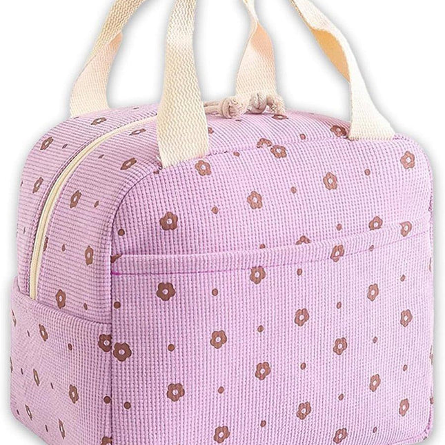 Cooler Bags - Lunch Bag - Handle Strap - Cooler Bag - Lunch Bag - Insulated Cooler Bag - Picnic Bag - 25.5*21*17cm - Suitable for work, office, travel and picnics（Purple）.