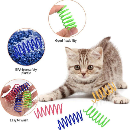 Cat Feather Toys - 24 Feather Toys - Cat Feather Toys - Toy Feathers - Pet Novelty Toys - Colorful Feathers - Feathers for Cats.