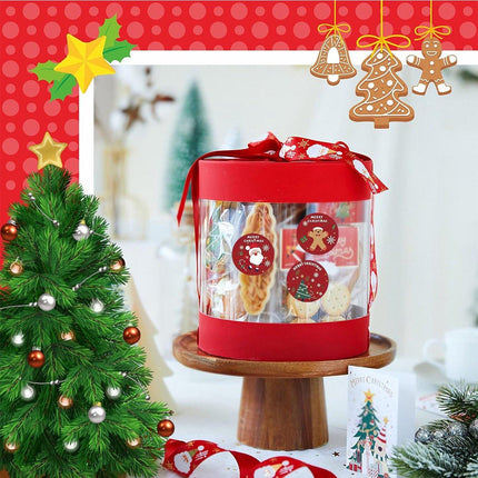 Stickers - Christmas Stickers - Cartoon Stickers - 2 Rolls - Approximately 500 stickers per roll - The best choice for decorating Christmas gifts.