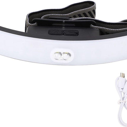 Headlamp LED Rechargeable - Headlight - COB Headlamp - 6 Light Modes - USB Rechargeable - Headlamp Flashlight - Suitable for Fishing and Running.