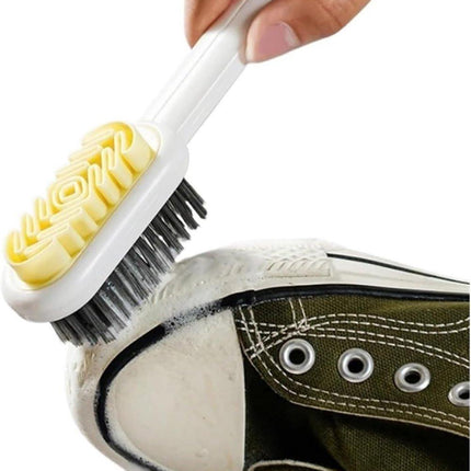 Shoe Brush - 2-in-1 Matte Shoe Brush - Soft Cleaning Brush - Silicone Brush - Provides optimal care for suede and leather shoes..