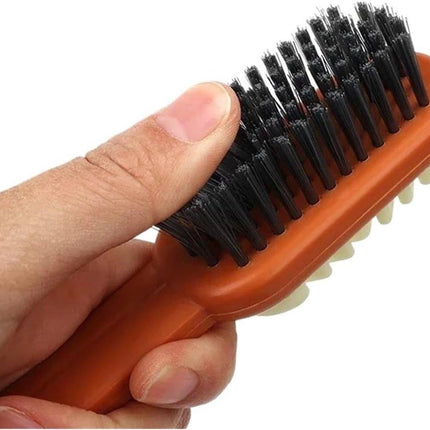 Shoe Brush - 2-in-1 Matte Shoe Brush - Soft Cleaning Brush - Silicone Brush - Provides optimal care for suede and leather shoes..