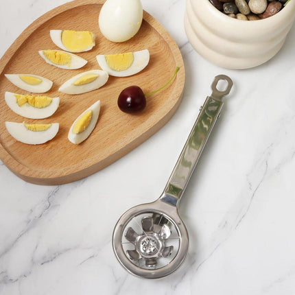 Egg Slicer - Stainless Steel Egg Slicer - Kitchen Utensils - Stainless Steel Kitchen Gadgets - Top Quality Egg Slicer - Egg Divider.