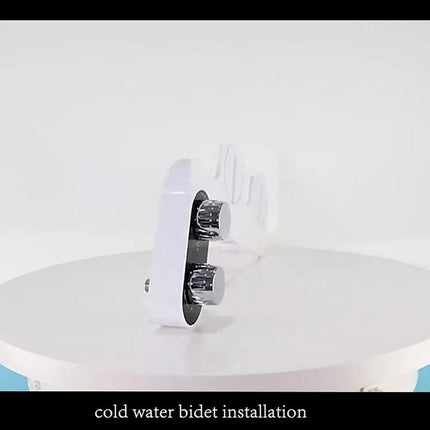 bidet - Toilet bidet | With 2 spray heads - Self-cleaning bidet spray - Adjustable water pressure - Toilet bidet attachment - Comes with a bidet installation video.