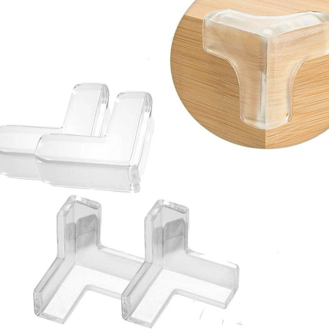 Corner Protectors - Set of 4 - Table Corner Protectors - Corner Protection - Edge Protection - Transparent - Corner Protectors for Table and Chair.