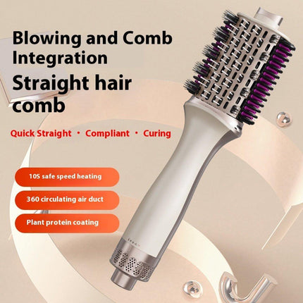 3-in-1 Multistyle Hair Dryer - Dryer, Styling Brush & Curling Iron - Hair Dryer Brush - Curling Brush - 650W, 4 Adjustable Settings.