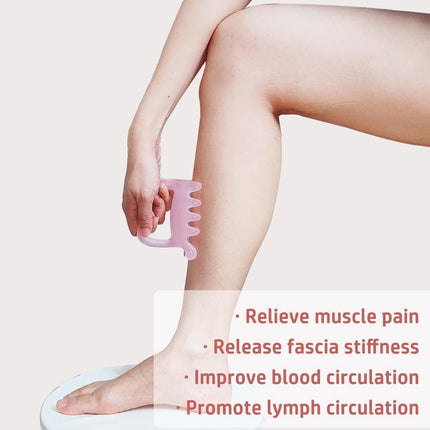 Massage Tool - Myofascial Release - Relieves Tension - Pink.