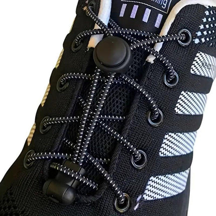 Sneaker Laces 120CM suitable for Sneakers - Elastic laces without a tie - Suitable for students and adults - With strong buckle and quick-release function (Royal Blue).