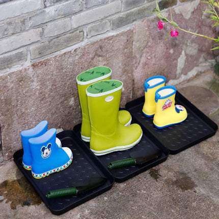 3-piece universal tray - multifunctional - plastic - rectangular tray - black.