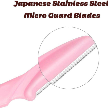 Eyebrow Shaping Tools - Eyebrow Shavers - Safe Facial Hair Removal with Razor and Trimmer - 18 Items.