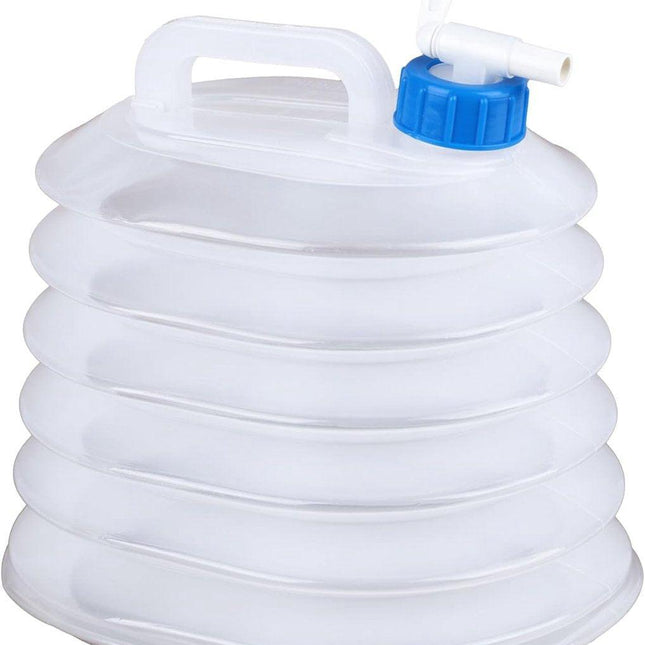 Camping Water Bag - Collapsible Water Bottle - Portable Water Bucket - 10 Liter Capacity - With Tap - Lightweight and Durable - Suitable for Camping, Hiking and Outdoor Adventures.
