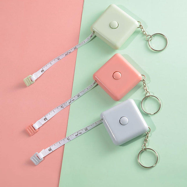 Tape Measure - Extendable Tape Measure - Small Tape Measure - 1.5 m Extendable Tape Measure for Sewing and Crafts, Body Measurements, Weaving Fabrics - Set of 3 (Blue, Pink, Green).