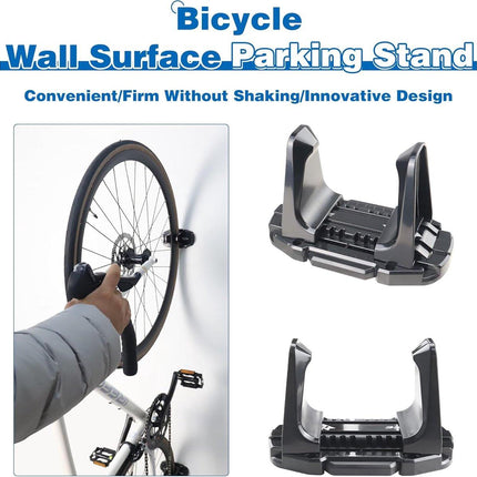 Bicycle Wall Mount - Up to 60 kg Load Capacity - For Tires 27-83 mm - Space-Saving Suspension for Garage & Home.