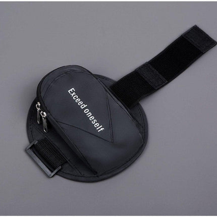 Sports Bag - Running Armband - Phone Holder for Running - Reflective Sports Accessories - With Adjustable Shoulder Strap - Suitable for Running, Camping and Hiking (Black).