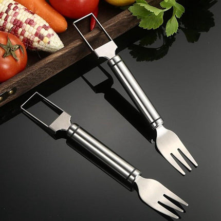 Watermelon Fork - Multifunctional Watermelon Slicer - Fruit Cutter - Portable Tool 2-Piece Set.