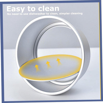 Cake Pans - 2-Piece Set - Round Cake Pans - Non-Stick Baking Pans - Aluminum Baking Pans 15cm and 20cm - Baking Pans with Removable Base - Round Pans - Baking Tools.