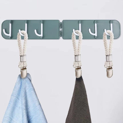 Set of 4 - Woven Cotton Ring, Metal Towel Clips - Hanging Ring and Storage Clips - Suitable for Home, Bedroom and Bathroom - Multifunctional.