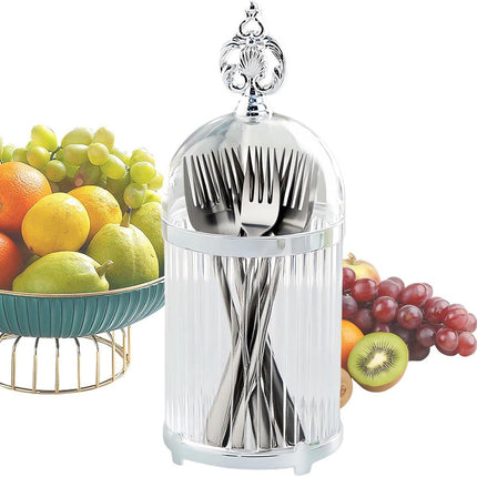 Cutlery basket - kitchen utensil storage rack - cutlery tray - cutlery holder - multifunctional storage unit, food container suitable for party kitchens, weddings and family picnics..