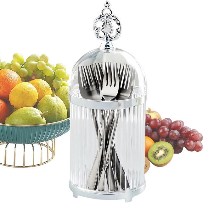 Cutlery basket - kitchen utensil storage rack - cutlery tray - cutlery holder - multifunctional storage unit, food container suitable for party kitchens, weddings and family picnics..