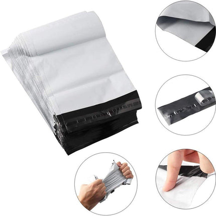 100-pack - Lightweight - High Strength - Logistics Packaging Bags - Self-Adhesive - Waterproof (32*45cm).