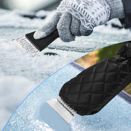 Snow Removal Tools - Snow Shovel - Windshield Ice Scraper - Antifreeze Gloves for Easily Removing Frost and Ice from the Windshield - Snow Scraper - Ultra-Light Tool for Defrosting Car Windows.
