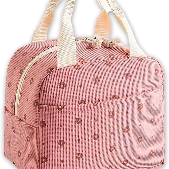 Cooler Bags - Lunch Bag - Handle Strap - Cooler Bag - Lunch Bag - Insulated Cooler Bag - Picnic Bag - 25.5*21*17cm - Suitable for work, office, travel and picnics（Pink）.