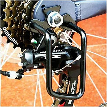 Universal Bike Bicycle Rear Derailleur Guard Rack Protector, Gear Shifter Chain Guard, Dial Protector-Style B.